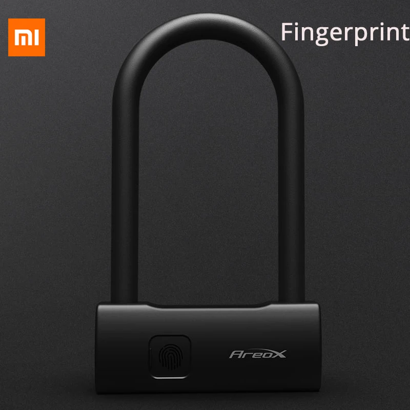 Xiaomi AreoX U8 Смарт отпечатков пальцев u замок Противоугонный велосипедный