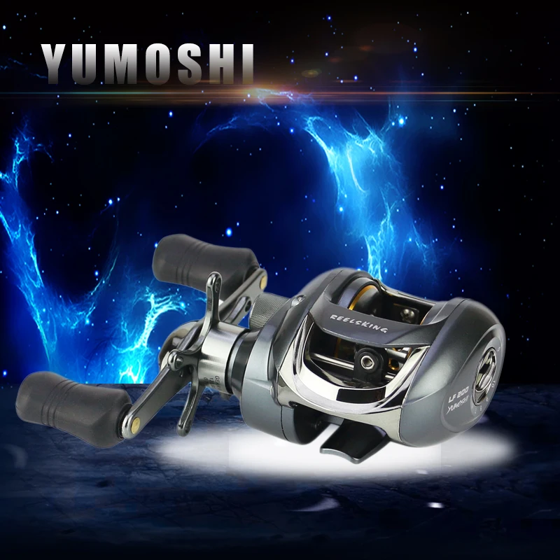 2017 YUMOSHI Новый правый или левый Baitcasting катушка 12 + 1BB 6 3: 1 Наживка литья Рыболовная