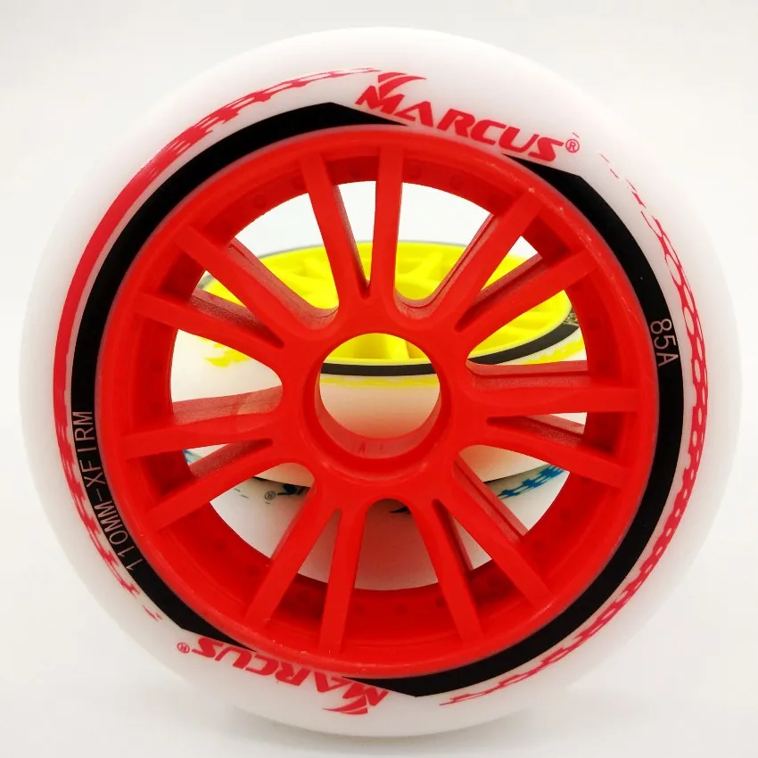 Маркус Racing Wheel конькобежный спорт коньки колеса 85A скейт колеса размер 100 мм 110 мм Прочный