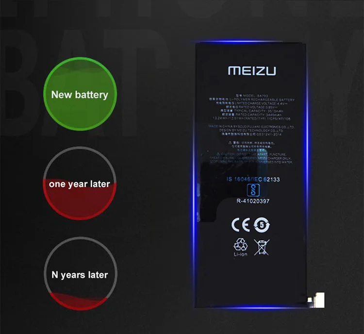 Meizu BA793 3510 мАч новое производство батарея для Meizu Pro 7 Plus мобильный телефон высокое качество батарея