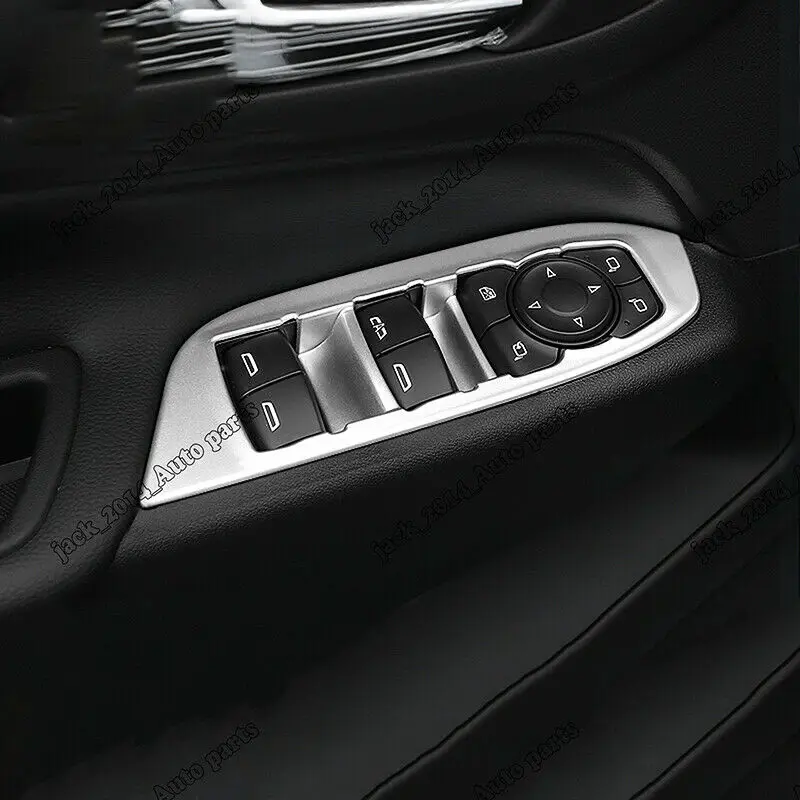 Подходит для Chevrolet Equinox 2017 2018 хромированная панель переключателя окон автомобиля