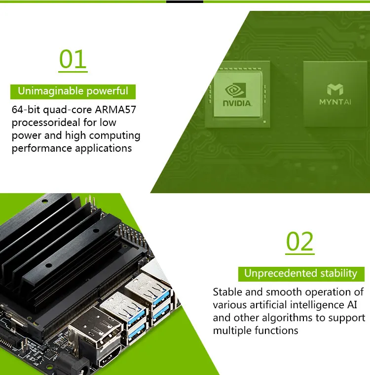 Nvidia Jetson Nano Developer Kit linux Demo Board AI макетная плата платформа