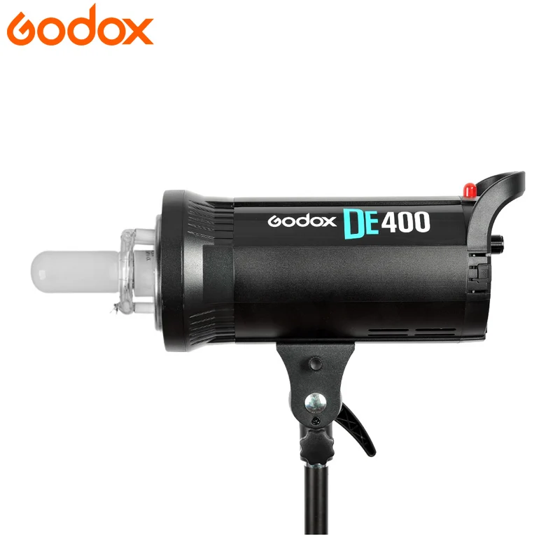 Godox DE400 Фотостудия вспышка светильник 400 Вт GN65 компактный стробоскоп светильник ing фотография лампа голова 400Ws