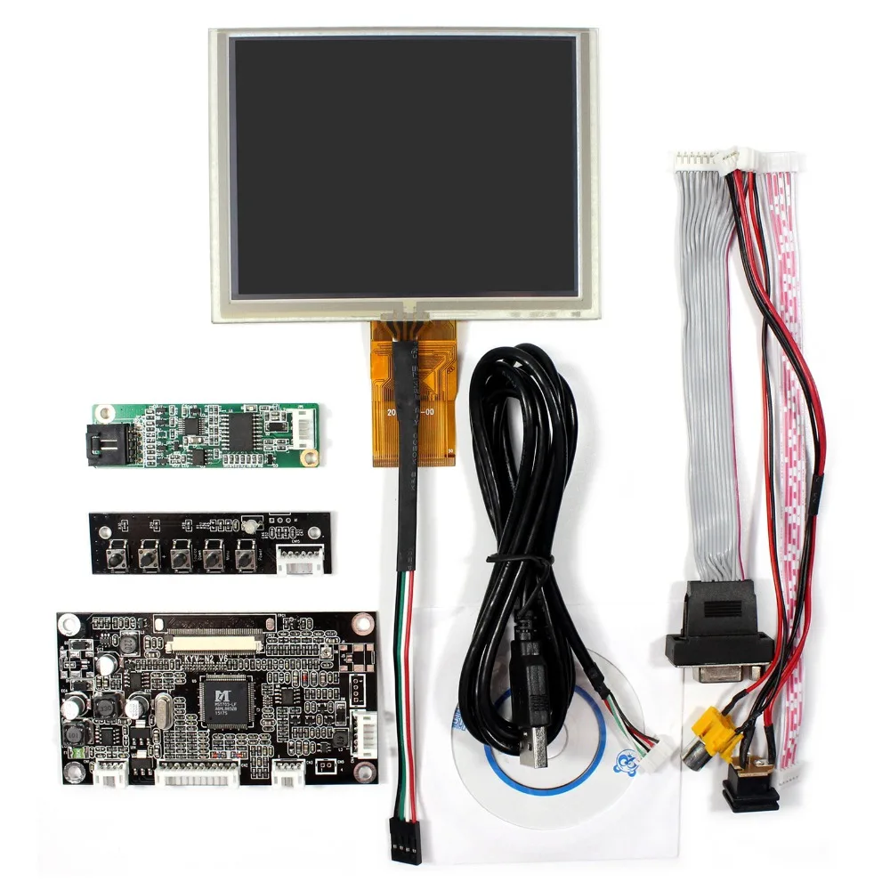 ЖК экран VGA AV плата контроллера дисплея 5 дюймов ZJ050NA 08C 640x480 50pin панель с сенсорным