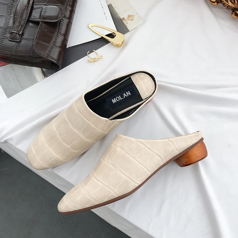 MOLAN/брендовая дизайнерская обувь коллекция 2019 года сезон весна роскошные женские