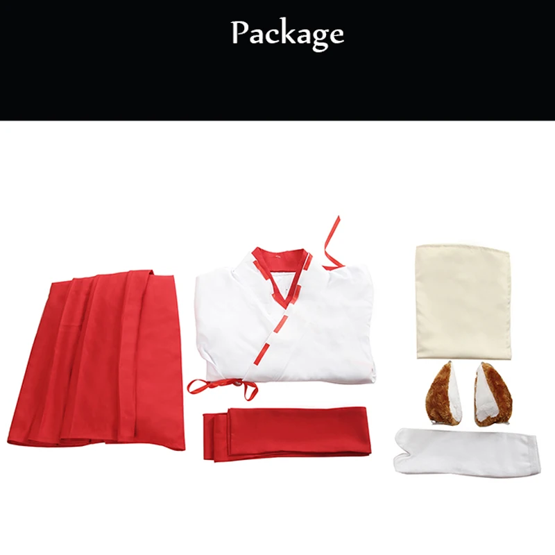 Костюм для косплея аниме севаяки кицунэ но Сенко-сан фартук с топом и длинной