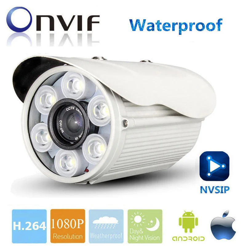 Hi3516C 1080 P IP камера 2MP водонепроницаемый датчик движения P2P Onvif прибор ночного