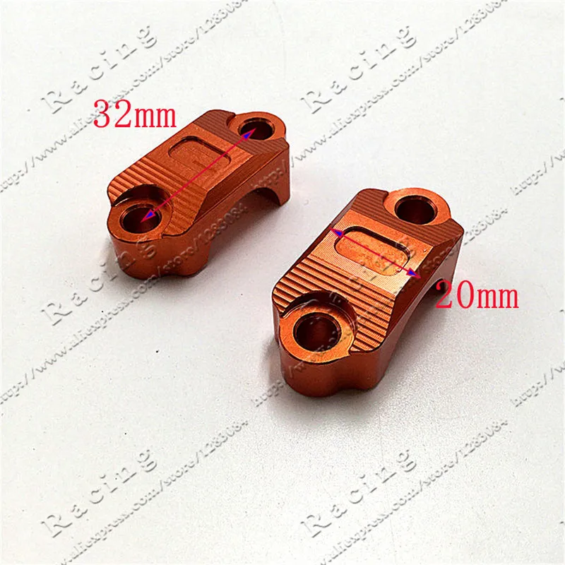 

Brake Clutch Control Clamp CNC Billet Anodized Fits For 85 125 200 250 350 450 530 SX SXF EXC Orange