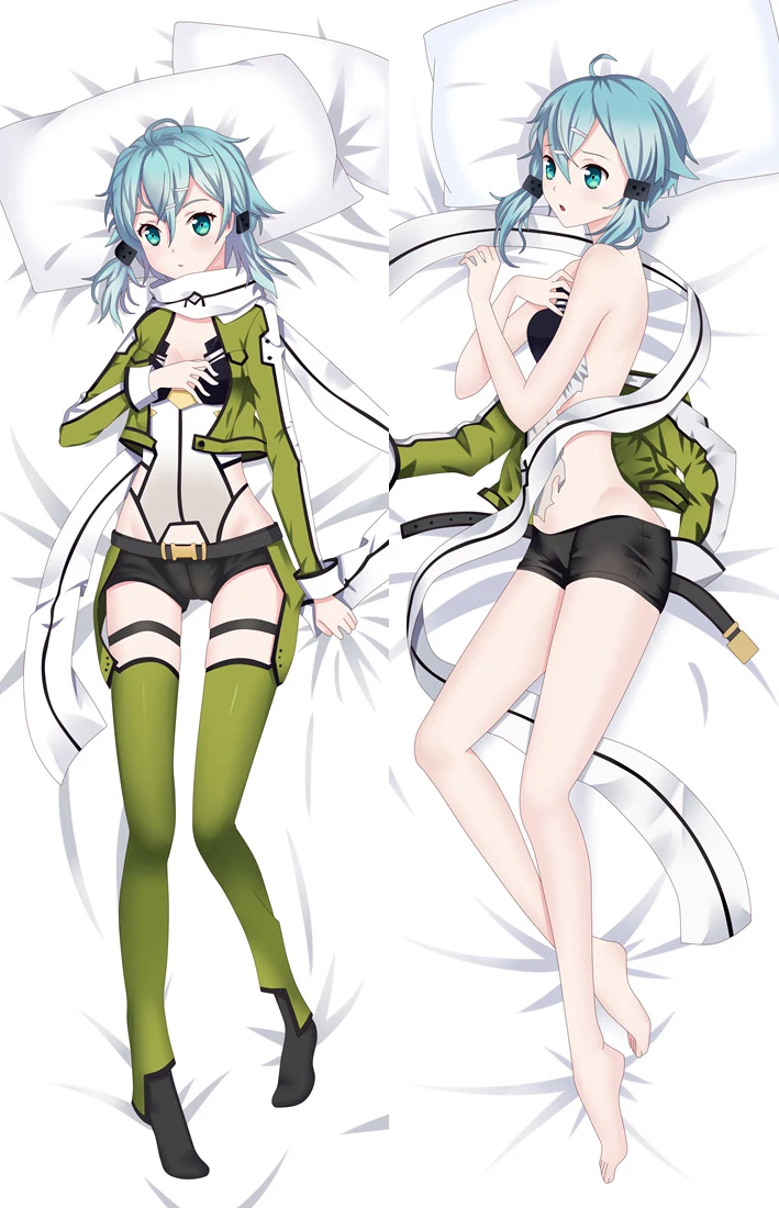 2017 September обновление аниме Sword Art Online SAO sexy girl Asada Shino Подушка Dakimakura чехол для