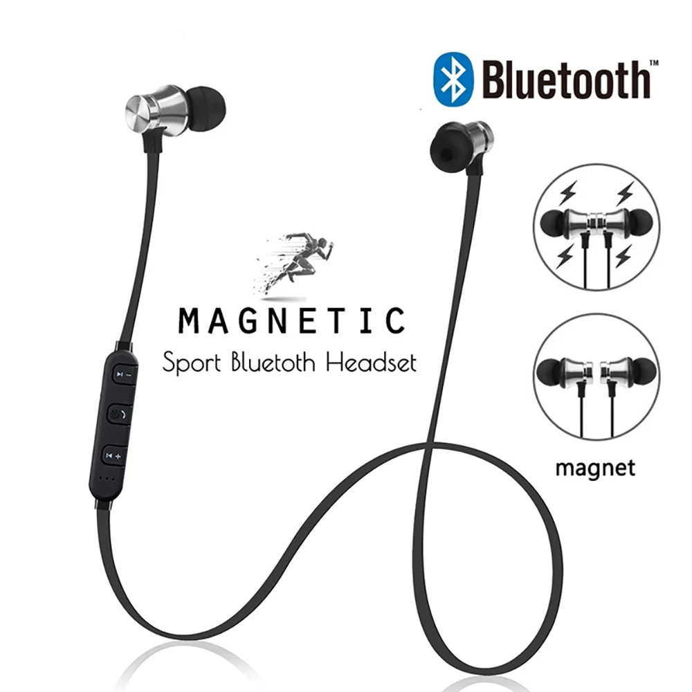 XT-11 Магнитная музыкальные bluetooth-наушники Спорт Бег беспроводной наушники Bluetooth