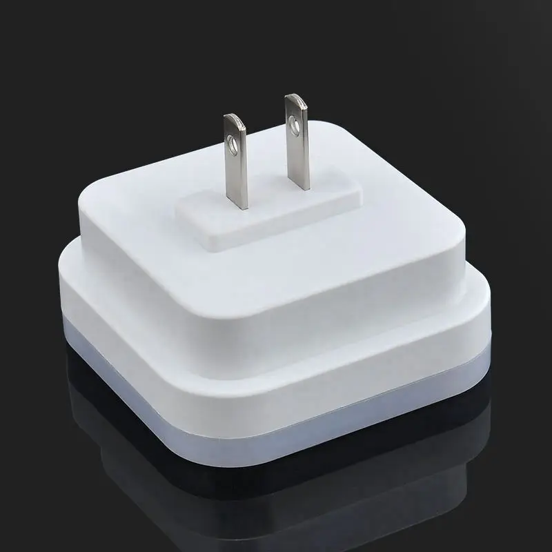 DSHA Hot Sale LED Light Auto Induction Sensor Control Bedside Night Wall Lamp US Plug White | Лампы и освещение