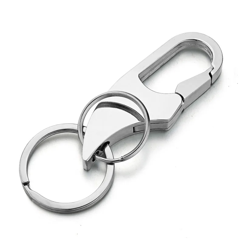 Custom Lettering Keychains Metal Waist Hanged Keyrings Engrave Name Number Customized Logo Key Chain Car Personalized Men K387C