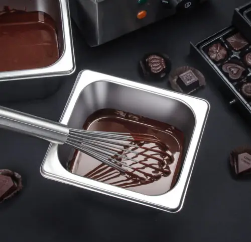 Шоколадная плитка коммерческая двойная машина для плавления горячего шоколада