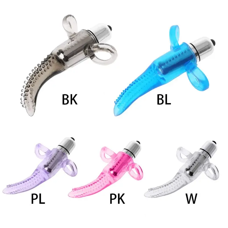 5 видов цветов маленький роторный Вибратор для взрослых палец петля язык