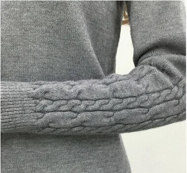 

Autumn andWinter New Women High-neck Sweater Women Twist Thick Sweater Slim Sweater Warm Warm Sweater