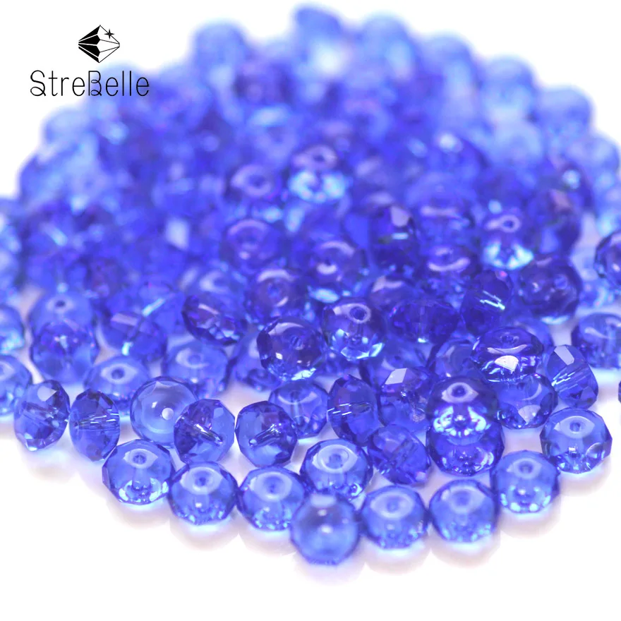 

AAA quality 5040 clear crystal beads 3x6MM glass beads crystal rondelles beads jonqui rosaline 200pcs