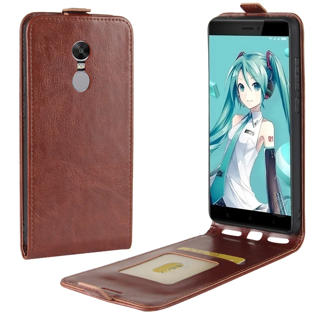 Чехол для Xiaomi Redmi Note 4X стильные чехлы с откидной крышкой кожаный плотный