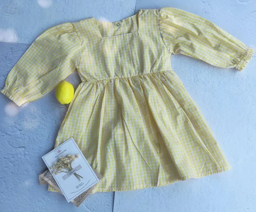 2019 Japan&ampkorean Toddler Kids Girl Dress Plaid Casual Fashion Autumn Clothings | Детская одежда и обувь