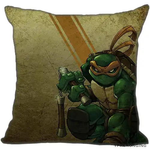 Pillowcase Best Custom Teenage-Mutant-Ninja-Turtles(1) Наволочка на подушку, спальня Home Square Наволочка на молнии(одна сторона)#190404-1-10 - Цвет: Pillowcase