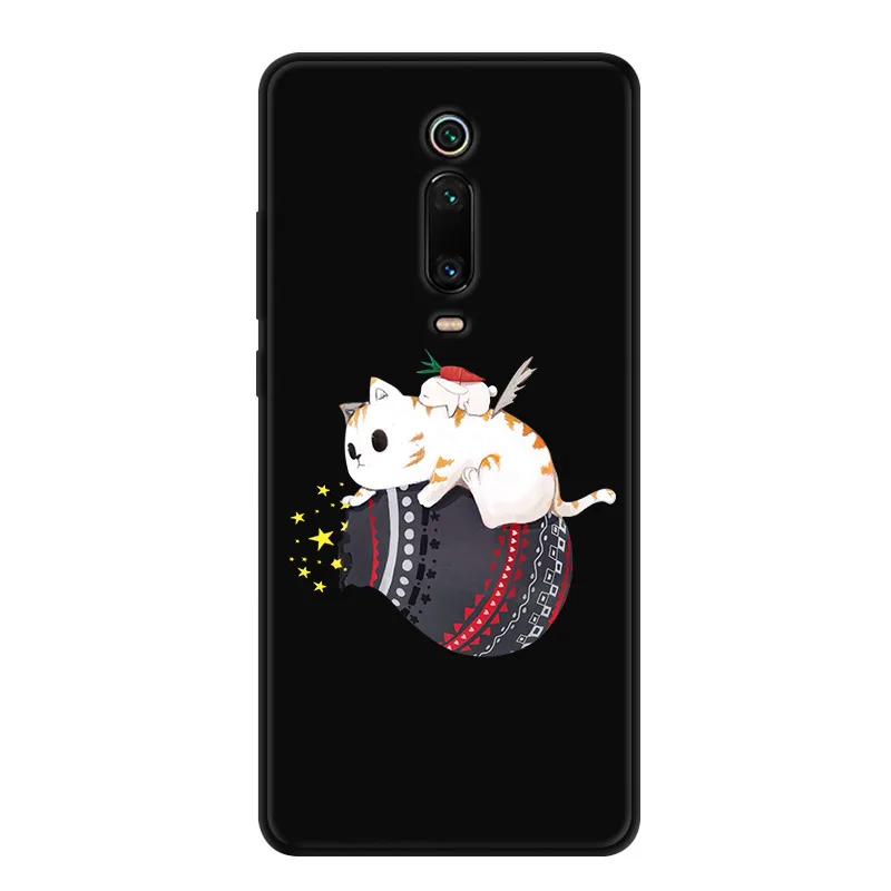 13 For Xiaomi Mi 9T Case Mi 9T Pro Cartoon Printed Soft Black Bumper Silicone TPU Cover For Xiaomi Mi 9T Pro mi9T 9 T Phone Cover - Цвет: 13