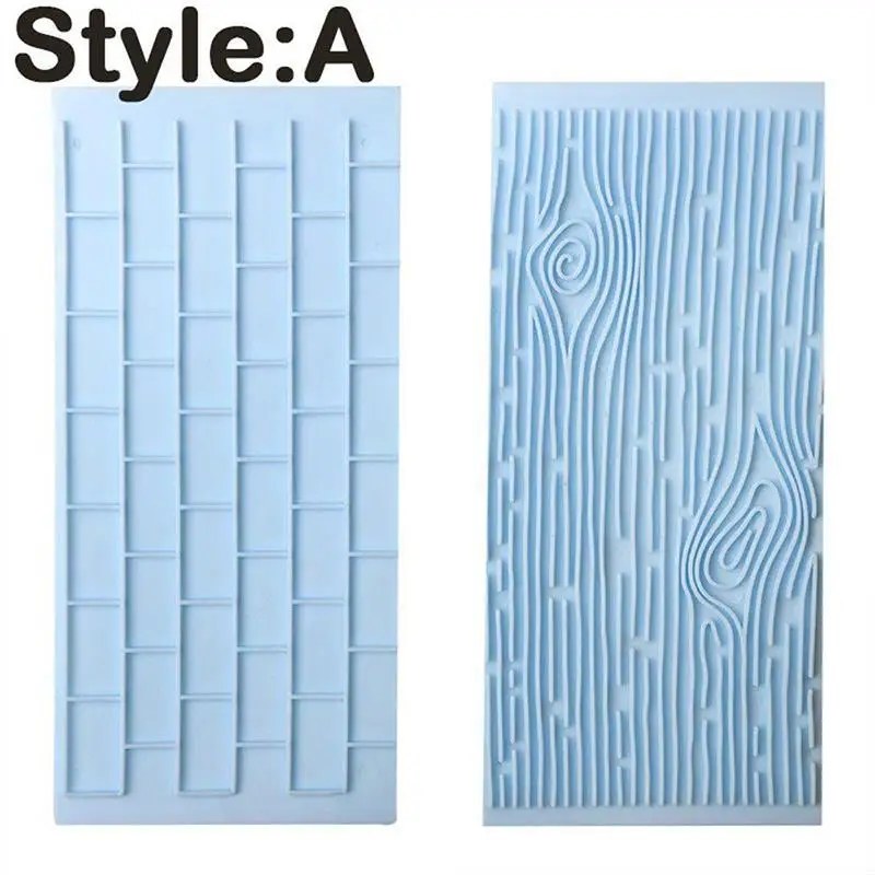 Style A 1 Набор, 3D пластиковая шоколадная форма для помадки на торт, выпечка, сахарное ремесло, декоративная форма, инструменты, кухонная выпечка, Аксессуары для выпечки - Цвет: Style A