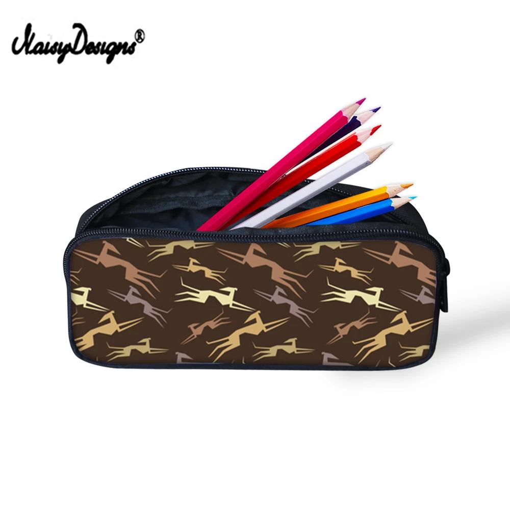 Большой чехол для карандашей на заказ с принтом Greyhound Мультяшные сумки молнии