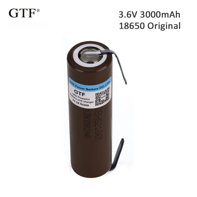 4 шт. HG2 3 6 V 18650 3000 mAh электронная сигарета аккумуляторная батарея с высоким уровнем
