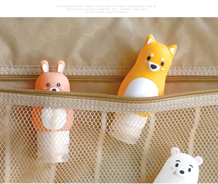 Silicone Travel Bottles for Shampoo Body Wash Lotion Skin Care Bath Products Squeezable Refillable Reusable Travel Containers