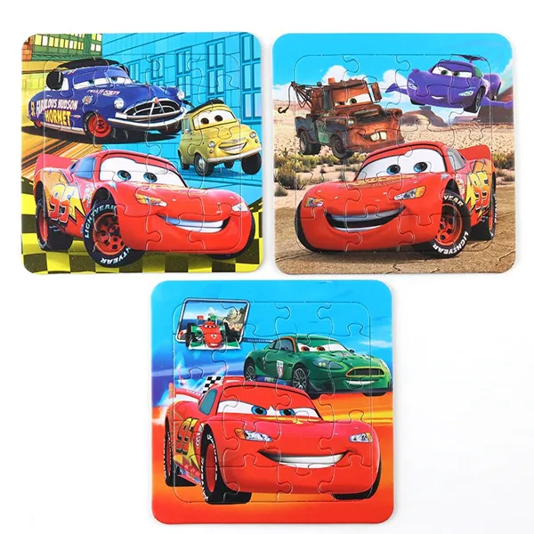 2 Дисней car3 McQueen лед и снег тема мультфильм головоломка обучающая игрушка Анна Эльза развивающие игрушки Детский подарок на день рождения - Цвет: 2
