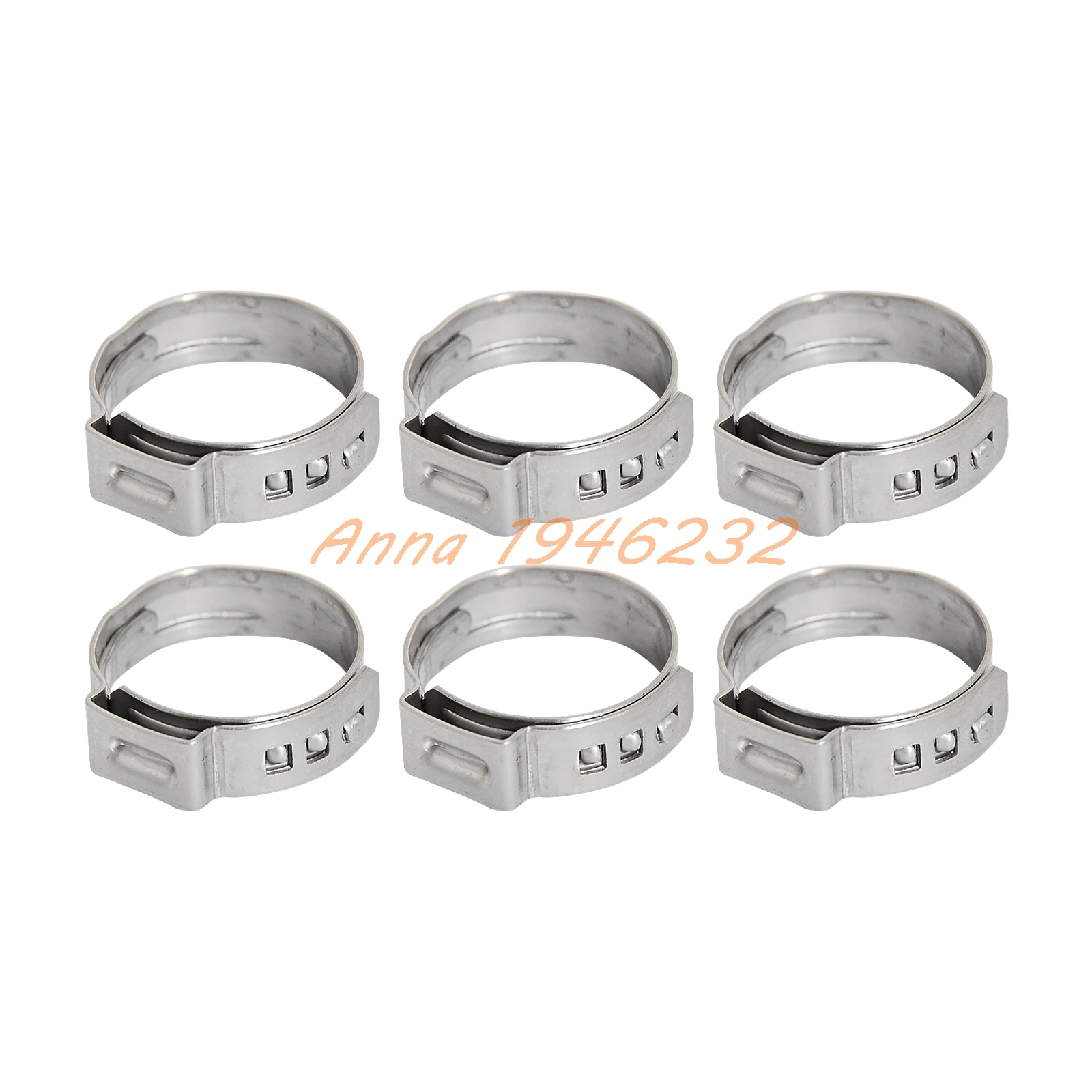 Зажим для ушей из нержавеющей стали 1/2 дюйма обжимное кольцо с прижимной фитинг