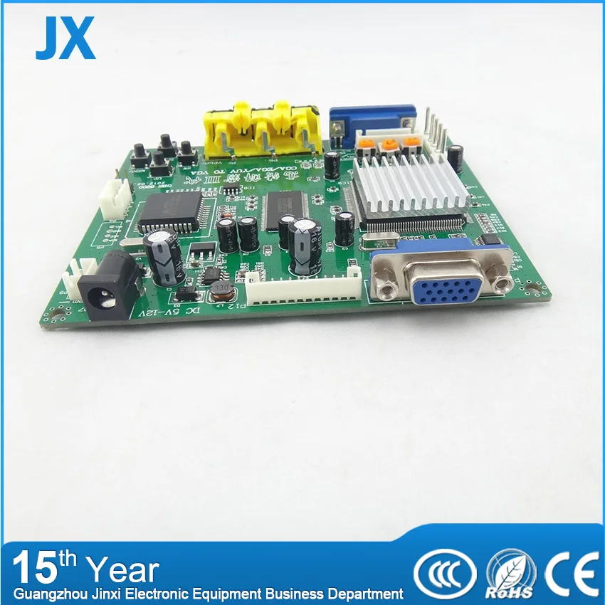 2016 Новая аркадная игра RGB/CGA/EGA/YUV К VGA HD видеоконвертерная плата HD9800/GBS8200 Горячая