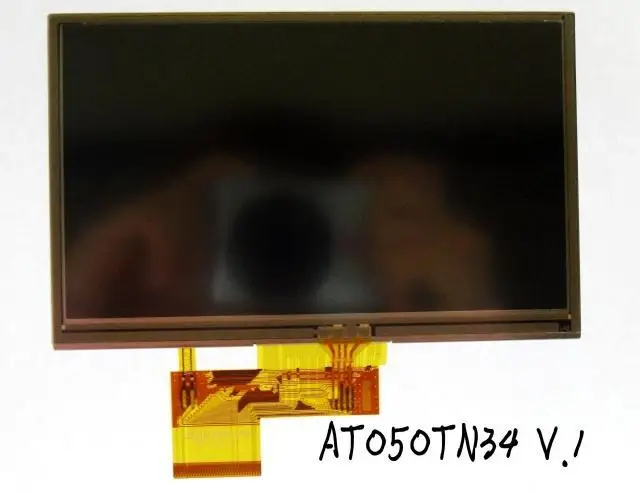Оригинальный 5 дюймовый ЖК дисплей AT050TN34 V.1 относится к GPS игровая машина обучения