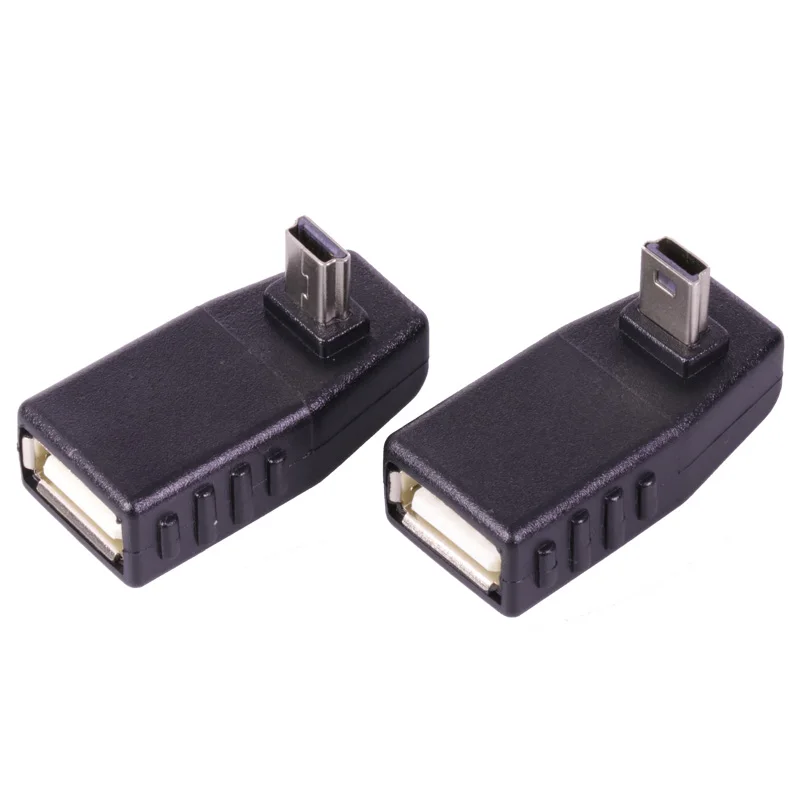 USB Мини 5pin штекер к гнезду адаптер правый угол локоть | Обустройство дома