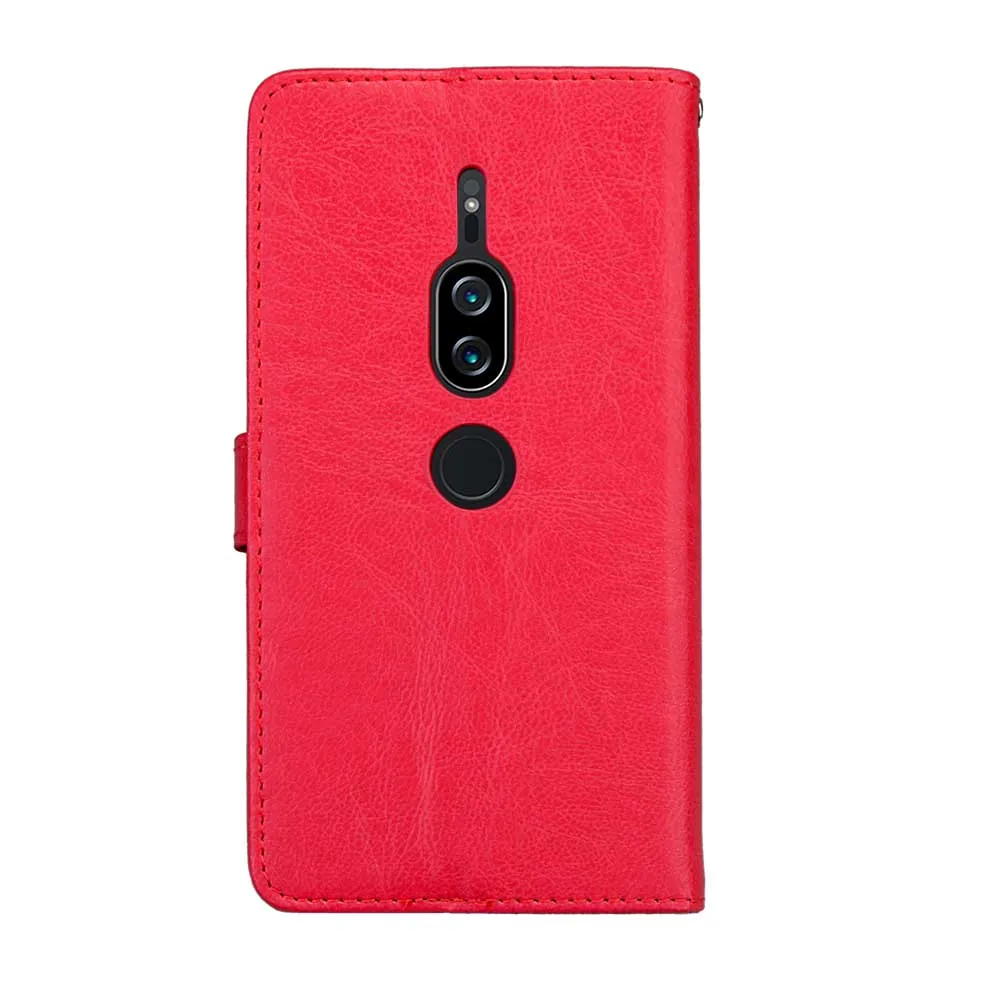Многофункциональный 3 слота для карт чехол Sony Xperia L2 XA2 Ultra XZ2 Премиум Kickstand Бумажник