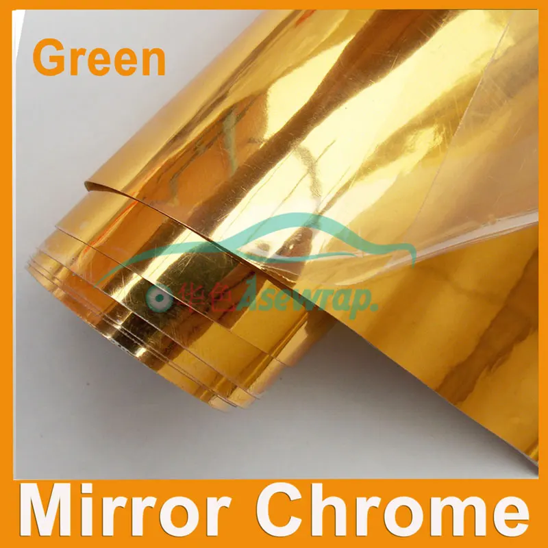

high stretchable mirror Chrome film Air Bubble Free Mirror Vinyl Wrap Film Sticker Sheet emblem Car Bike Motor Body Cover