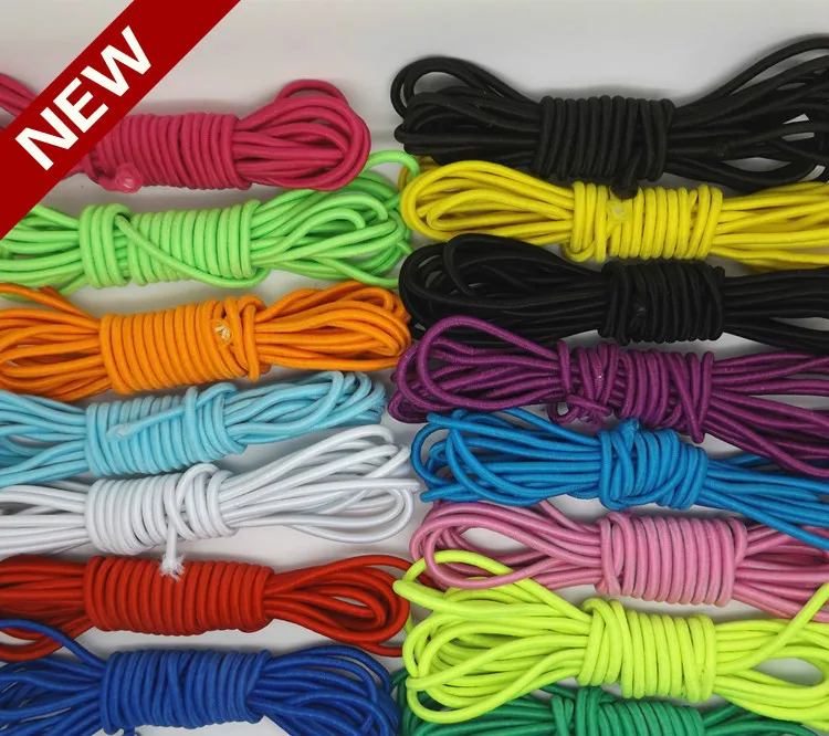Круглый эластичный шнур 5 ярдов/партия цвета на выбор около 2 мм для изготовления