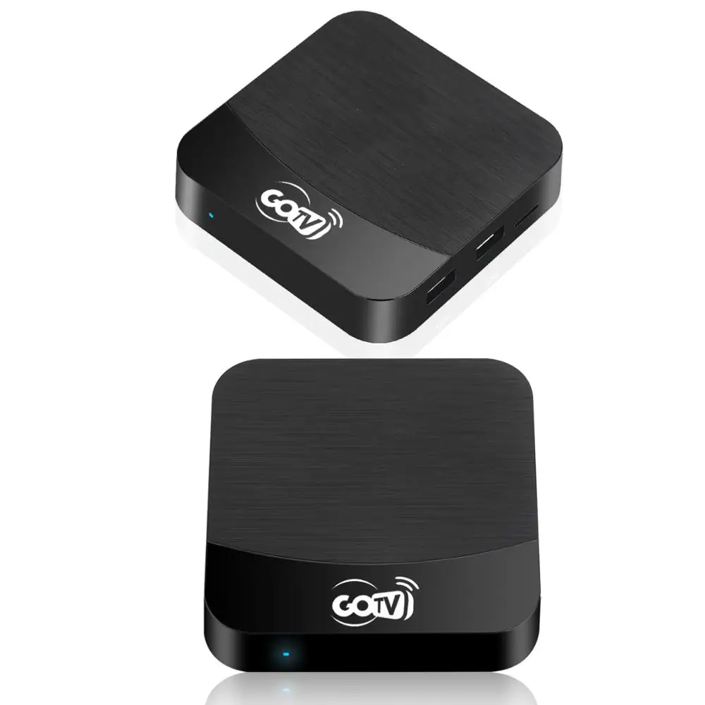 2 года бесплатный сервис, IP tv BOX GO tv Android OS 7.1.2 LIVE tv+ VOD 4 K+ воспроизведение ТВ коробка Бразилия sohth Америка IP tv BOX