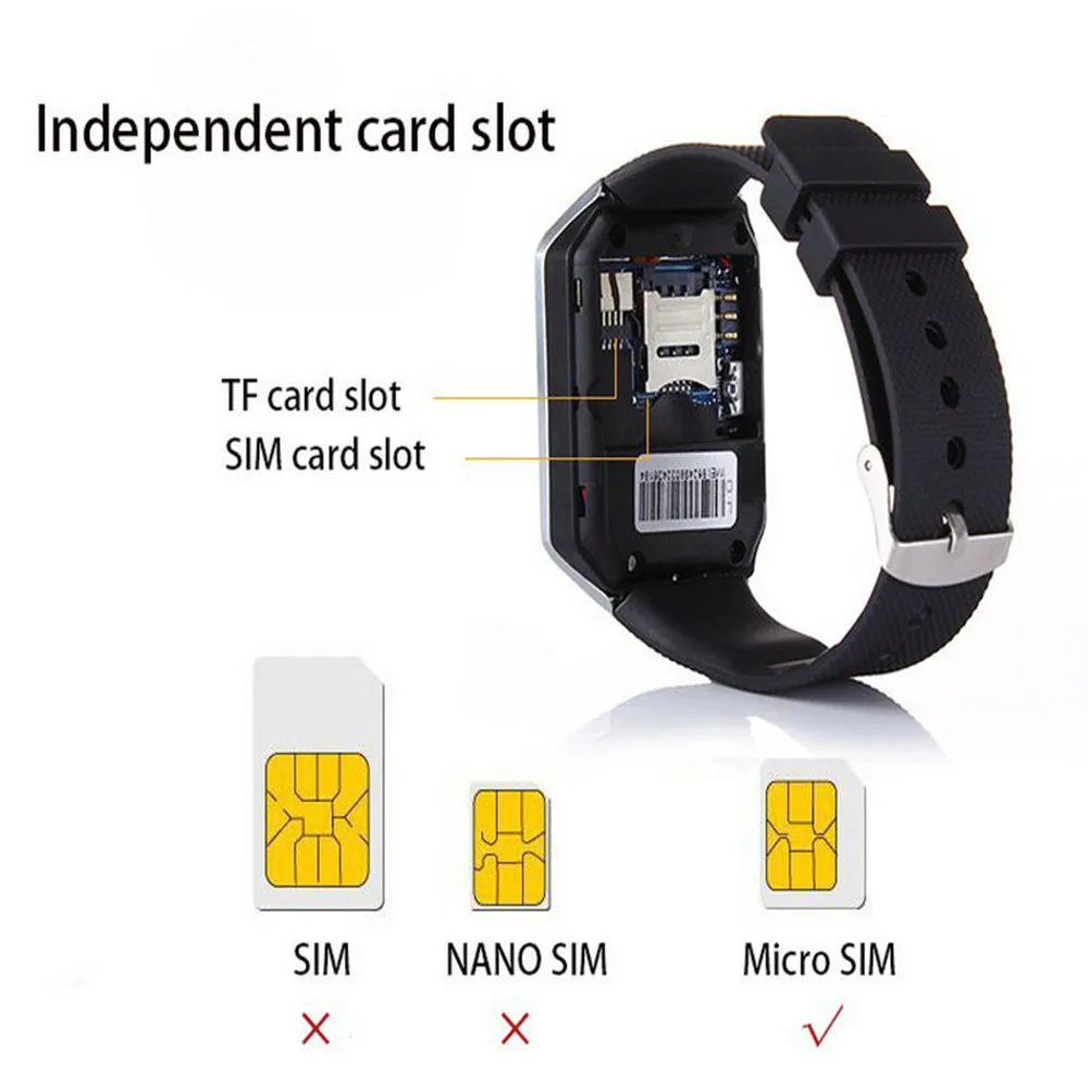 Beseneur DZ09 Смарт часы Bluetooth Камера Smartwatch Поддержка sim-карты шагомер Будильник