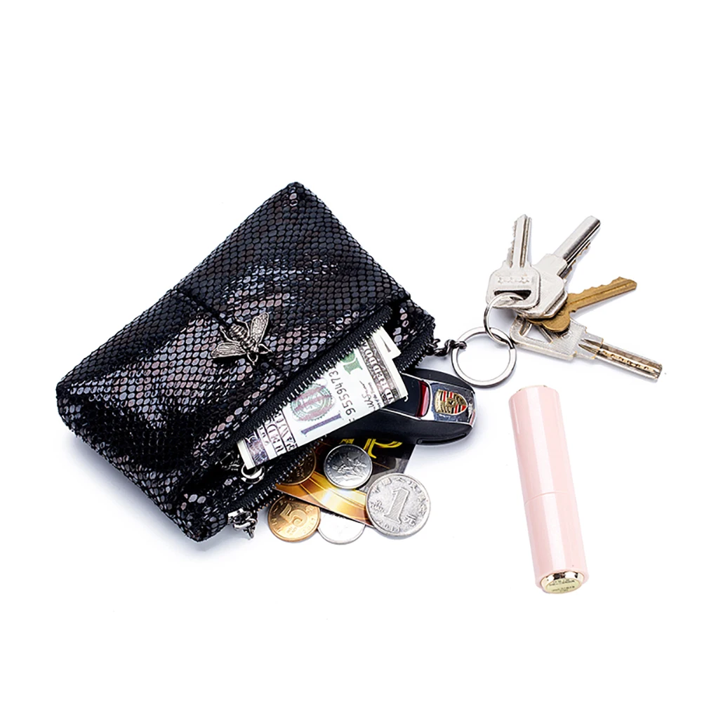 Дамские кошельки из натуральной кожи милый кошелек для мелочи девушек Женский со