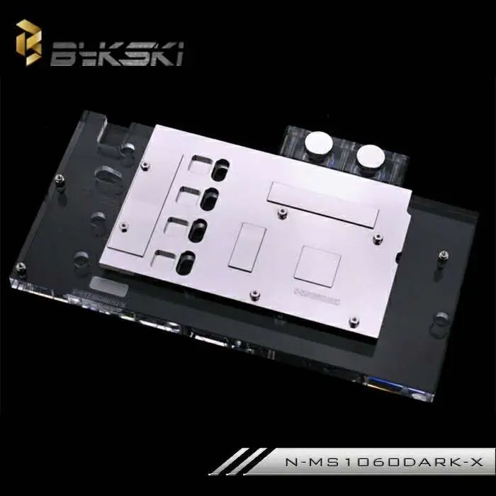 Bykski полностью закрывающий блок водяного охлаждения для MSI GeForce GTX 1060 6 GB DUKE. П/П: N