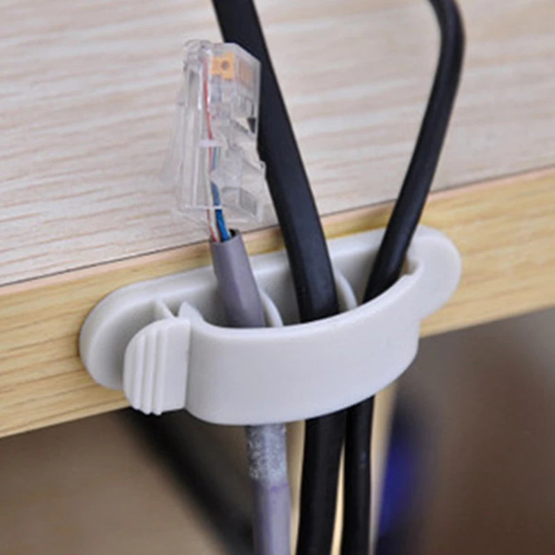 10 шт. USB кабель Органайзер протектор де Кабо провода Держатель для кабелей с зажимом kabel переключатель на кабеле органайзер для провода зажим для настенного стола Япония