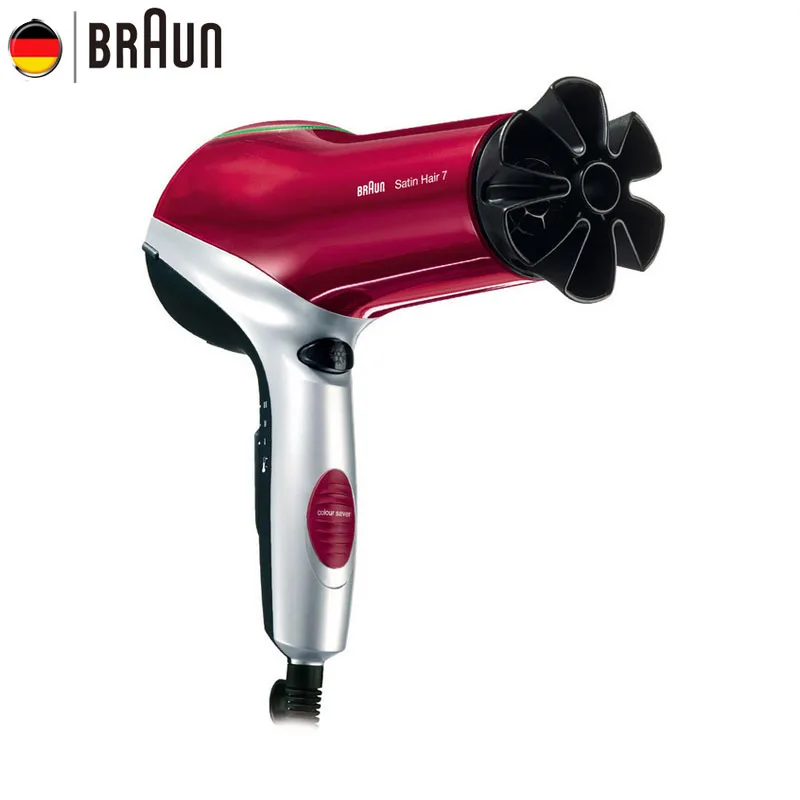 Фен для волос Braun средство защиты волос HD770 для сохранения цвета волос 2200 Вт анион профессиональные инструменты для кудрявых волос быстрая сушка стильный дизайн