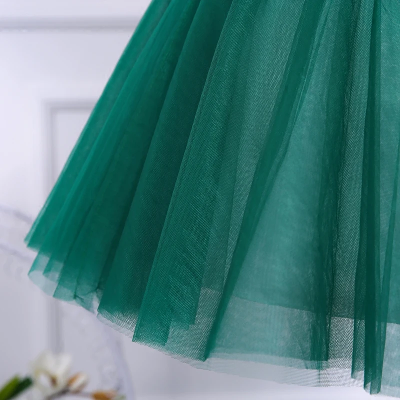Robe De Soriee Новое роскошное зеленое вечернее платье короткое с цветочной