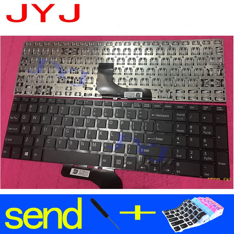Новая клавиатура для ноутбука SONY SVF15A SVF15AA1MT SVF15A17SCB SVF15A18SCB отправляет прозрачную