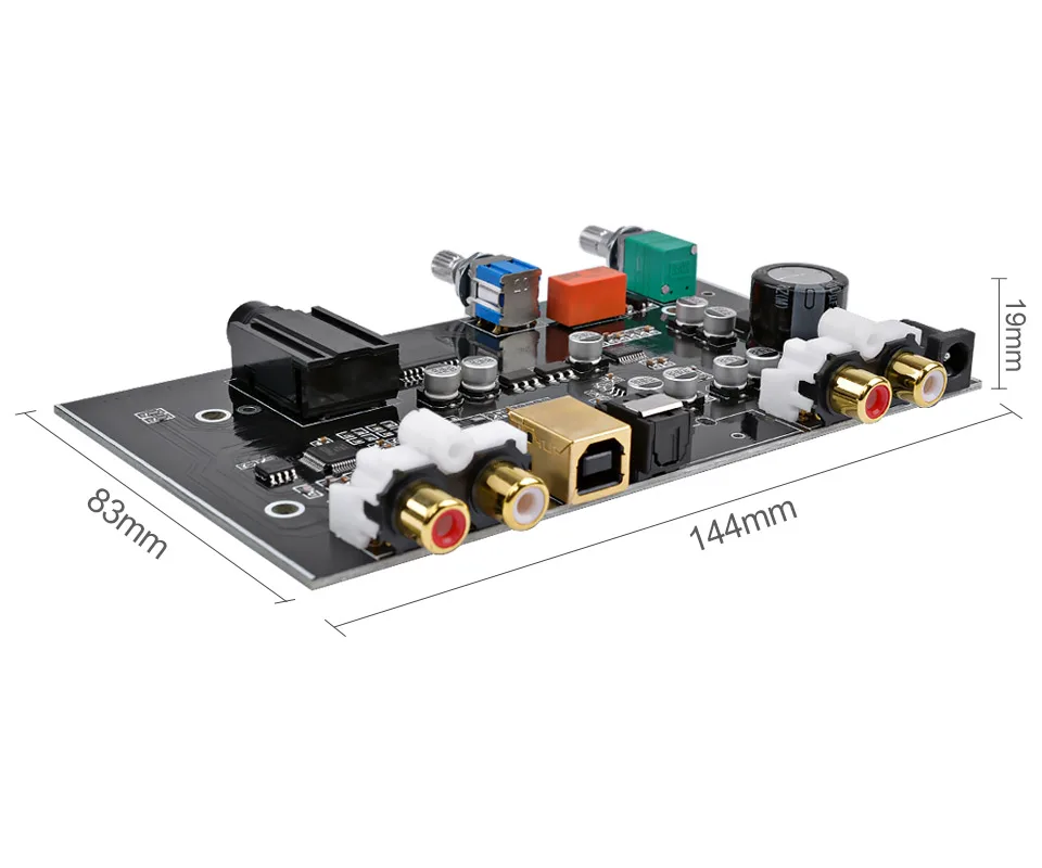 AIYIMA DC12V DPCM5100 ЦАП Плата MS8416 коаксиальный волоконно-оптический USB усилитель аудио регулятор громкости декодер плата для DIY домашнего кинотеатра