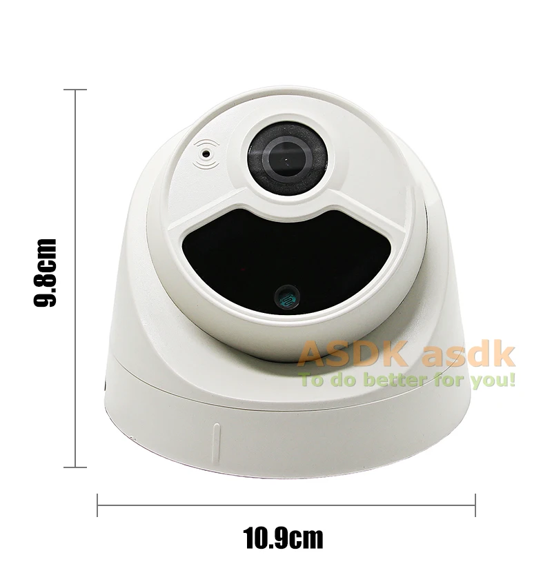 Аудио HD 1080P домашняя 2 Массив светодиодная купольная ip камера 2.0MP безопасность ONVIF