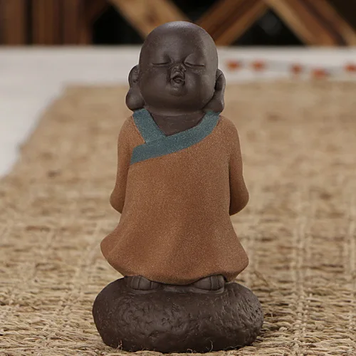 Китайские керамические статуи Будды окрашенные керамики чай домашний декор