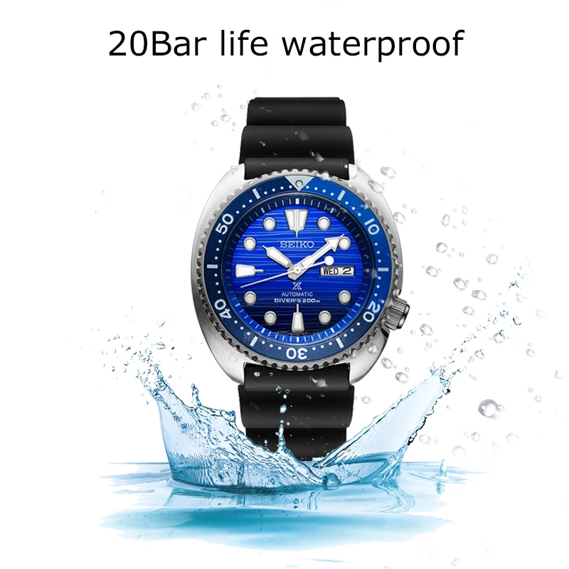 100% оригинал Seiko Для мужчин смотреть автоматические механические смарт световой 20