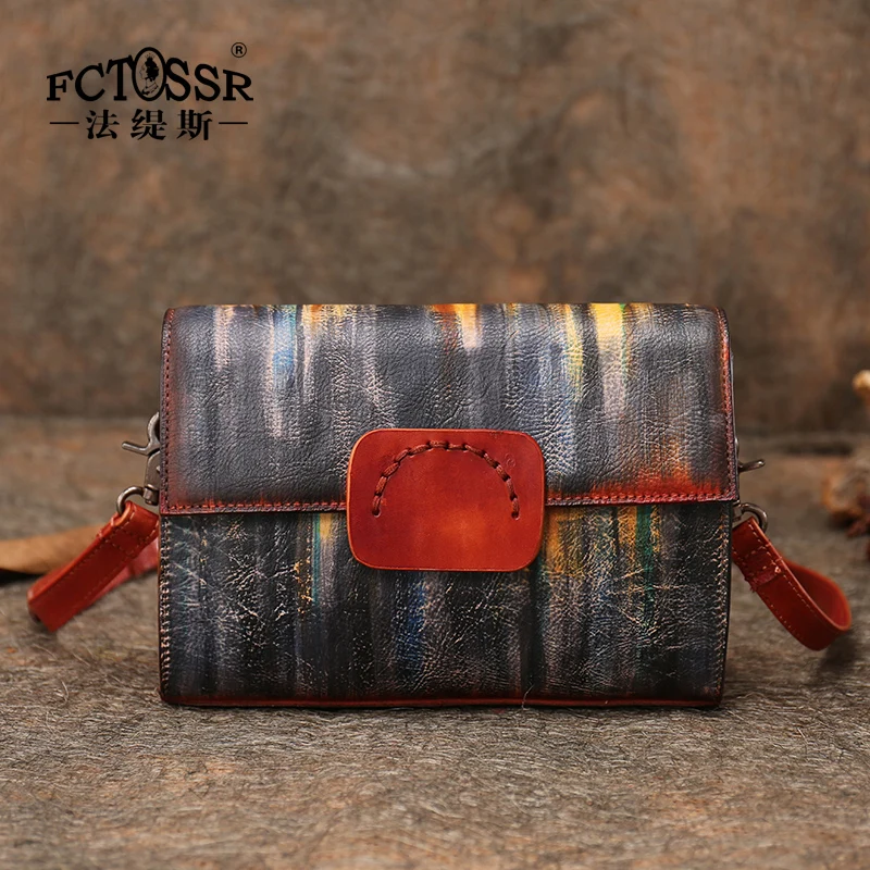 Новинка 2019 кожаная сумка мессенджер с верхним слоем повседневная через плечо