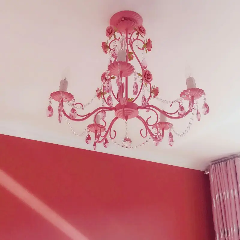 Романтический пастырской гостиной лампа спальня потолочный светильник